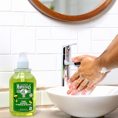 Le Petit Marseillais Flüssigseife Pur Savon Olive, 300 ml – Natürliche Pflege aus Frankreich