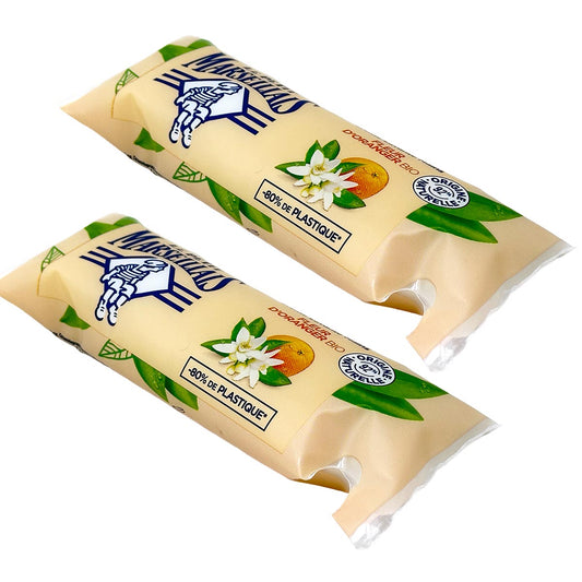 Le Petit Marseillais Schaum Gel Seife Orangenblüten 2 x 250 ml Nachfüllpack
