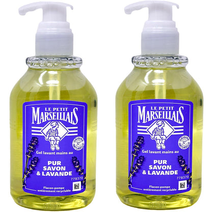 Le Petit Marseillais flüssig Seife pur Savon mit Lavendelöl 2x300 ml aus Frankreich