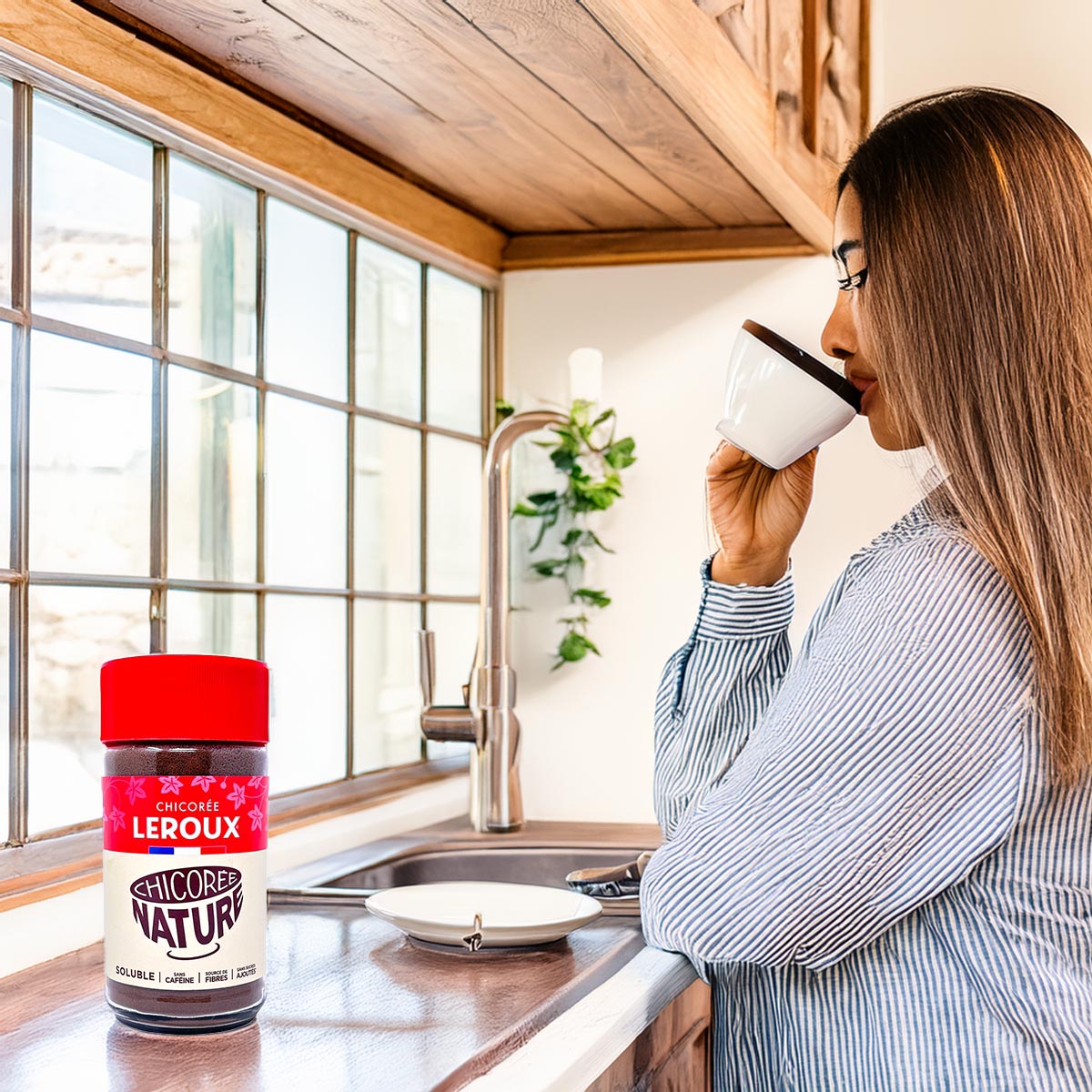 Leroux La véritable Chicorée soluble Nature - Zichorienextrakt, als Kaffeeersatz