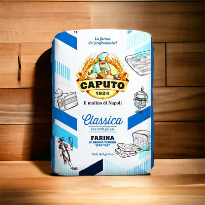 Italienisches Weichweizenmehl "Tipo 00" von Farina Caputo - Perfekt für Pizza, Pasta und Gebäck - 3 x 5 kg