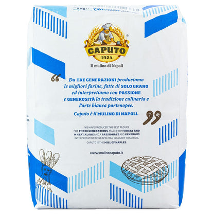 Italienisches Weichweizenmehl "Tipo 00" von Farina Caputo - Perfekt für Pizza, Pasta und Gebäck - 3 x 5 kg