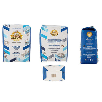 FARINA CAPUTO Extra '00' Confezione Classica Mehl 1KG Il mulino di Napoli professional Flour