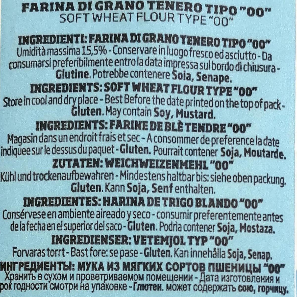 FARINA CAPUTO Extra '00' Confezione Classica Mehl 10 x 1KG