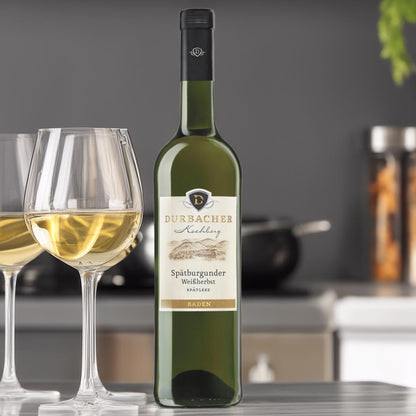 Durbacher Kochberg Spätburgunder Weißherbst Spätlese - Alkoholgehalt: 11,5 % vol