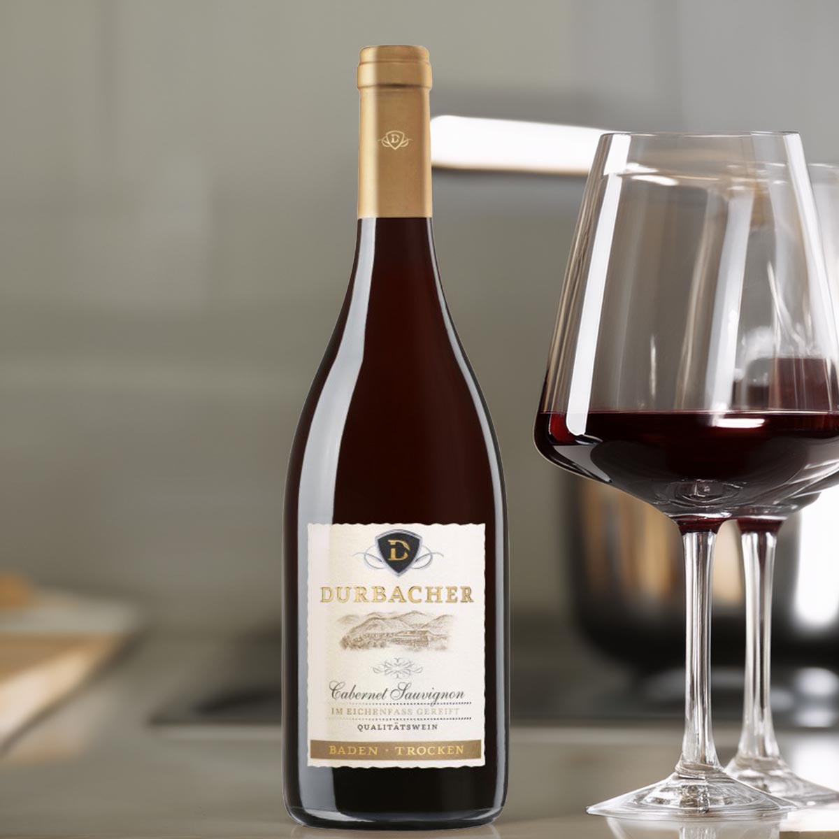 Durbacher Klassik Edition Cabernet Sauvignon QBA trocken - Alkoholgehalt: 14,0 % vol