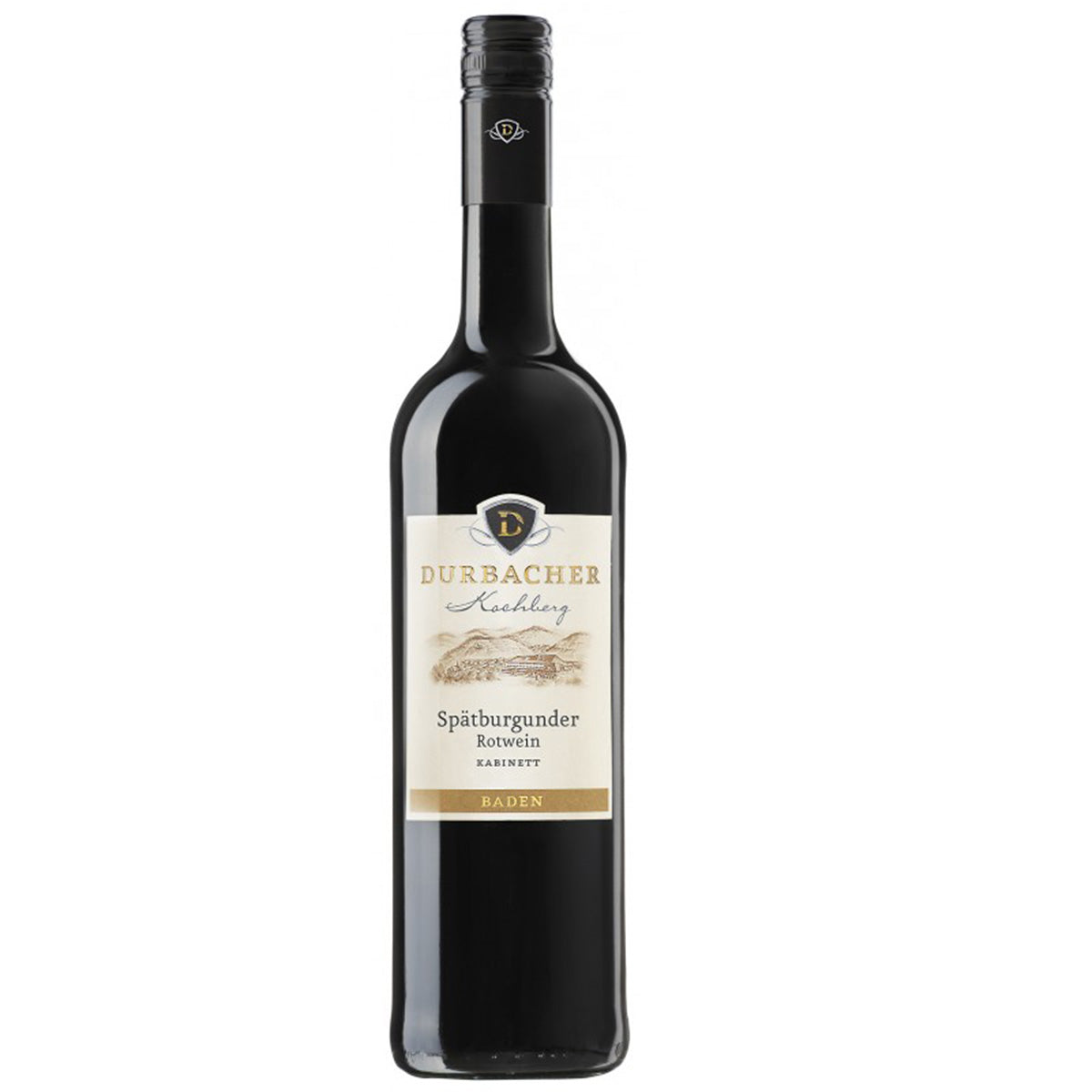 Durbacher Kochberg Spätburgunder Rotwein QBA trocken - Alkoholgehalt: 13,5 % vol