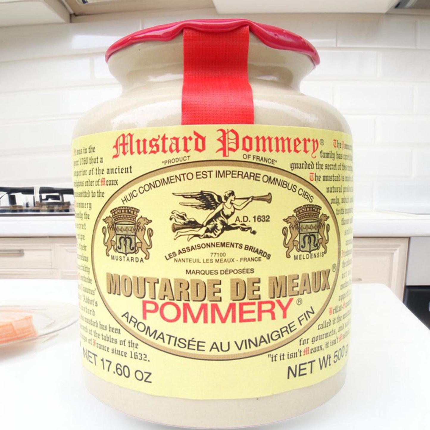 Pommery® Moutarde de MEAUX: Authentischer französischer Senf, 500g