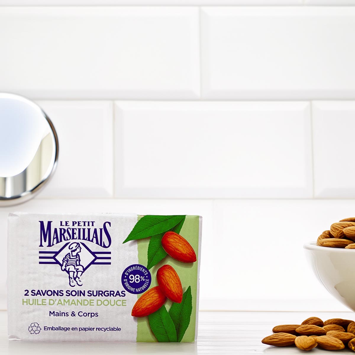 Le Petit Marseillais Seife mit Mandelöl 2x100g – Verwöhnung aus Frankreich