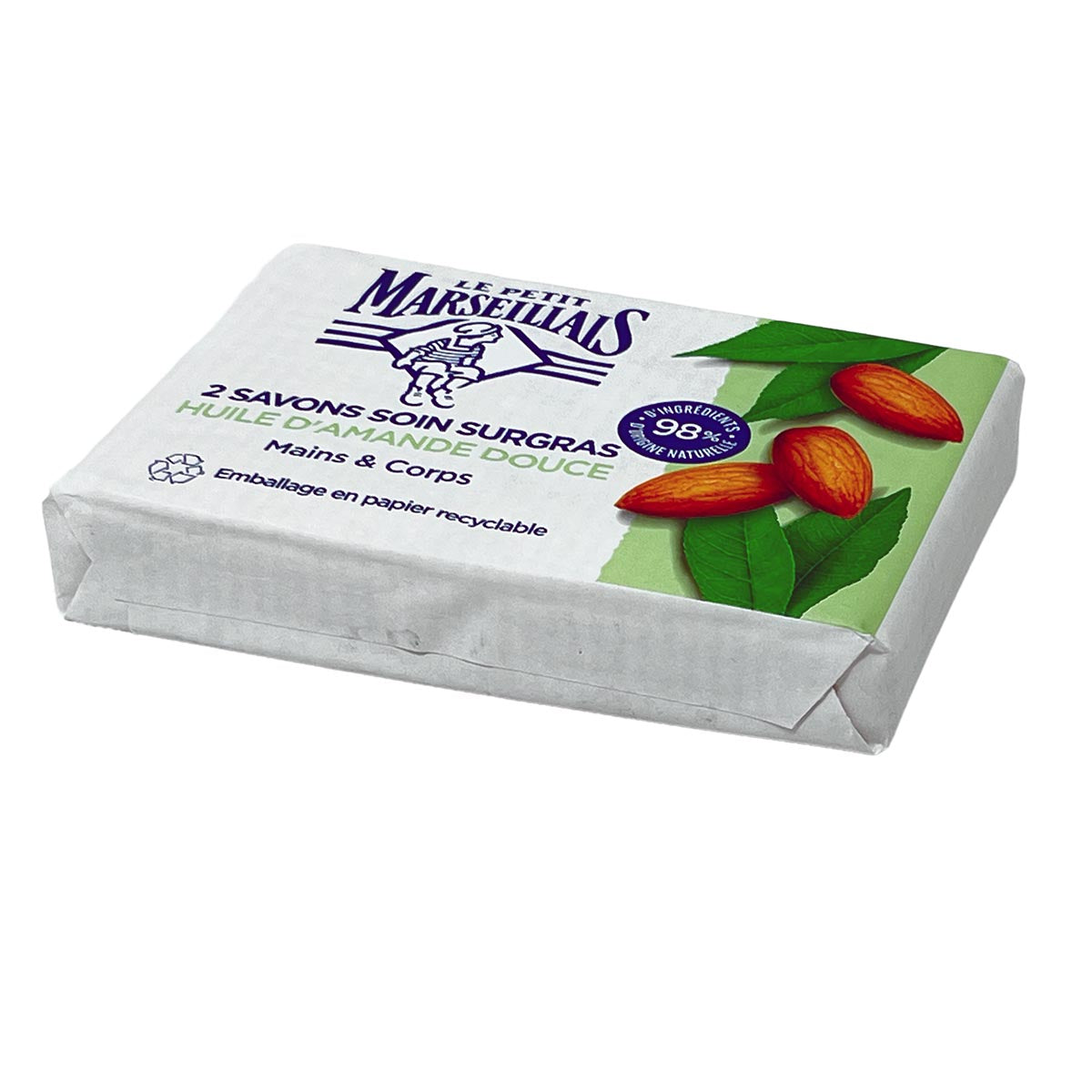 Le Petit Marseillais Seife mit süßem Mandelöl  2x100 Gramm aus Frankreich