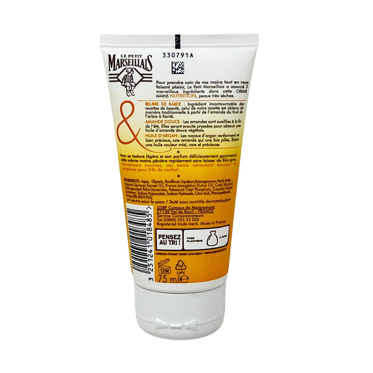 Le Petit Marseillais Handcreme Mandel & Arganöl 75ml – Für intensive Pflege