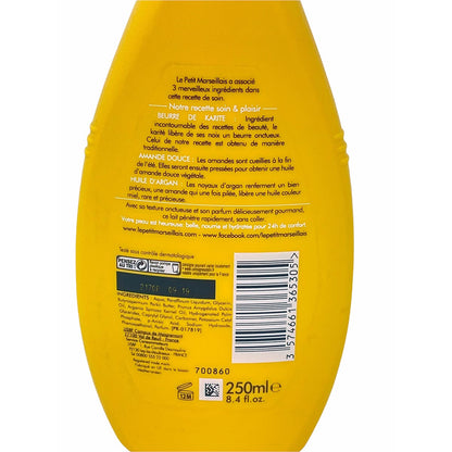Le Petit Marseillais Körperlotion mit Mandel- und Arganöl - 250ml pure Pflege
