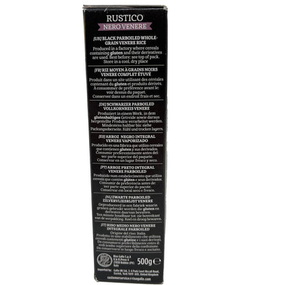 Genießen Sie Gallo Venere: Schwarzer Vollkornreis aus Italien - 500g