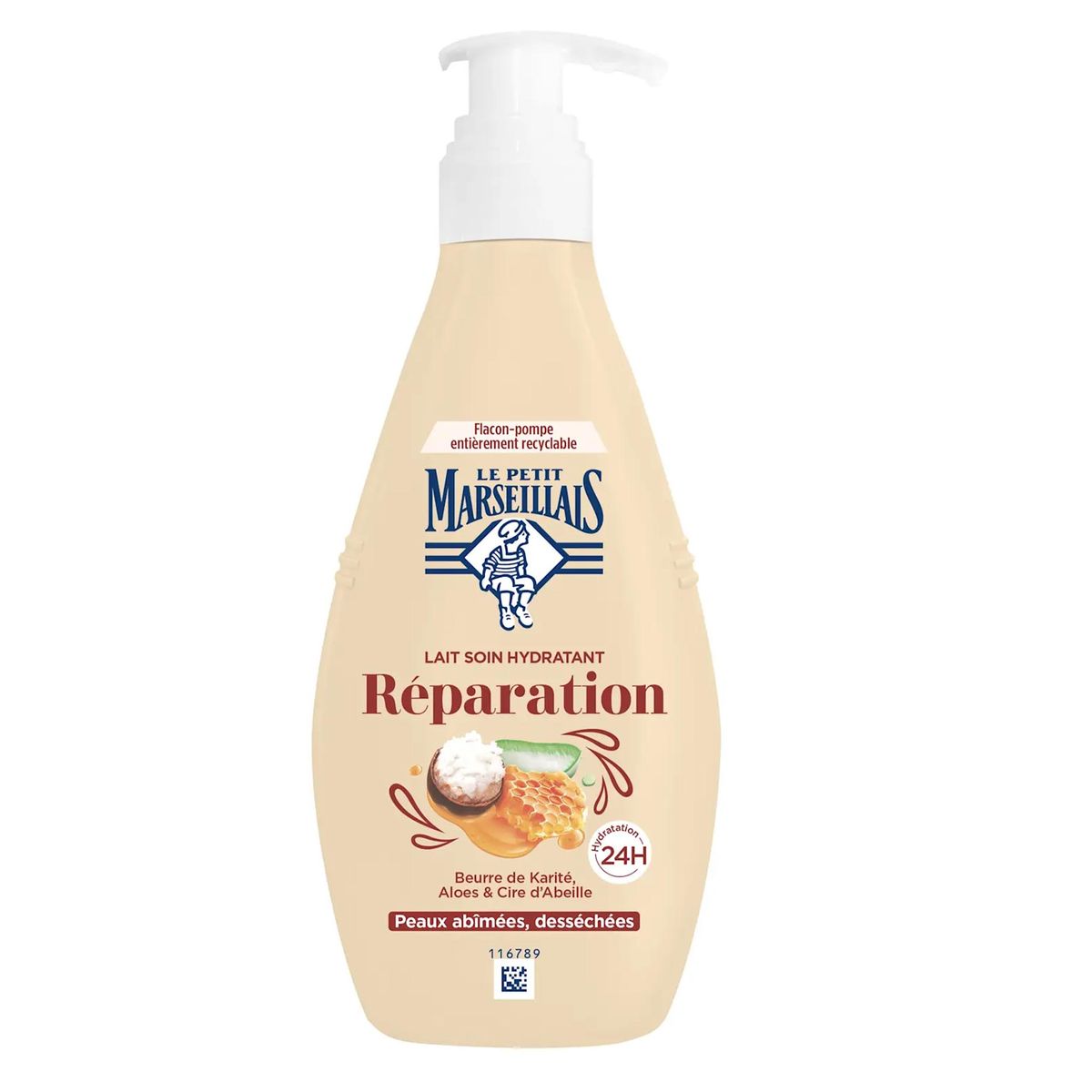 Le Petit Marseillais Reparierende Körperlotion mit Sheabutter Aloe & Bienenwachs