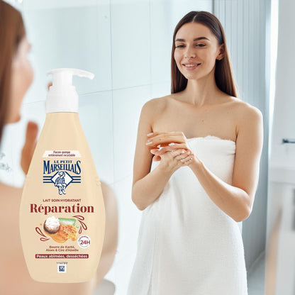 Le Petit Marseillais Reparierende Körperlotion mit Sheabutter Aloe & Bienenwachs