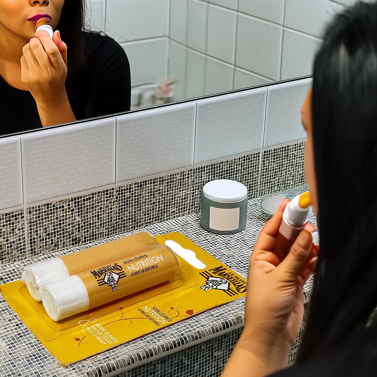 Le Petit Marseillais Lippenpflege Shea Mandel Argan 2 x 4,9 g – Intensive Feuchtigkeit