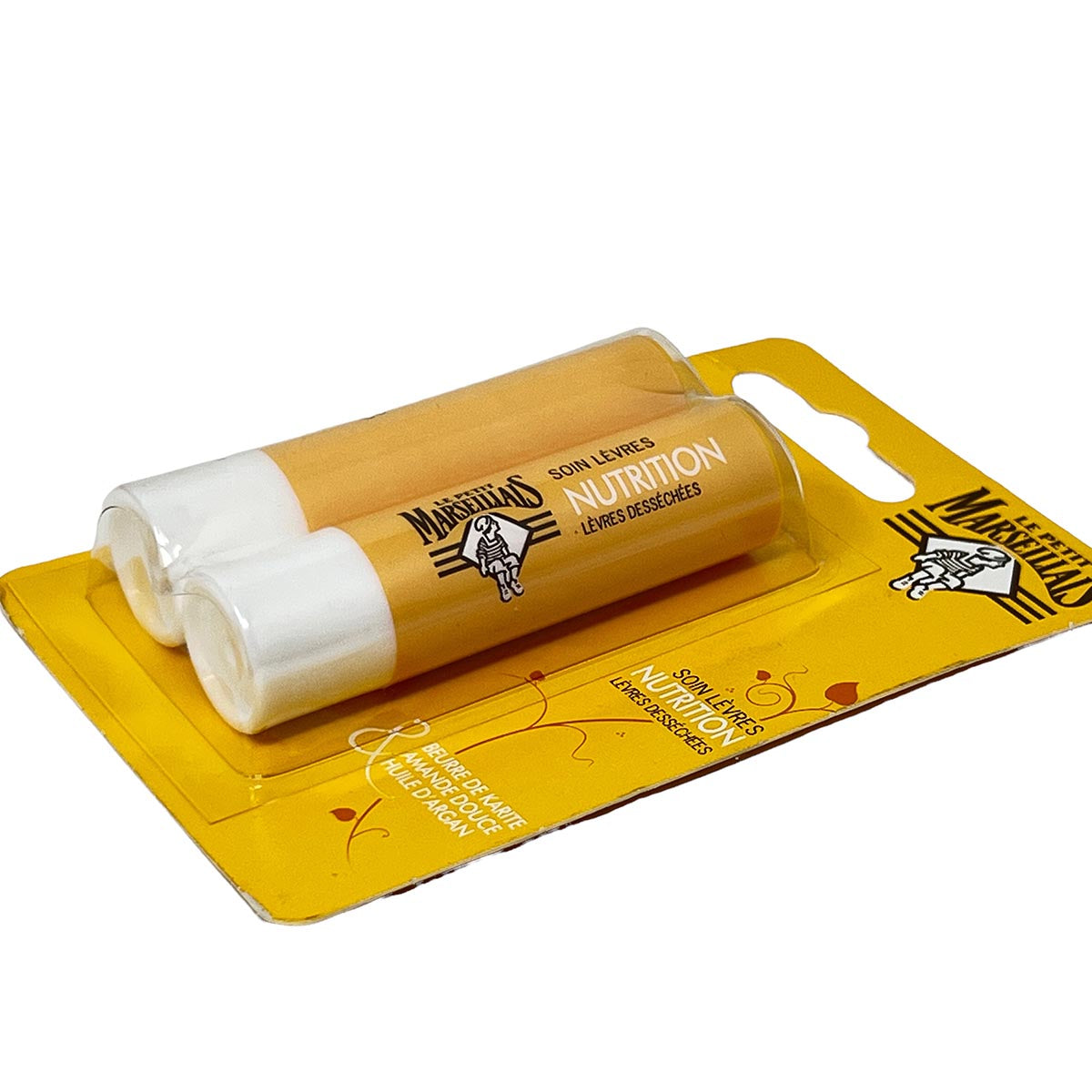 Le Petit Marseillais Lippenpflege Shea Mandel Argan 2 x 4,9 g – Intensive Feuchtigkeit