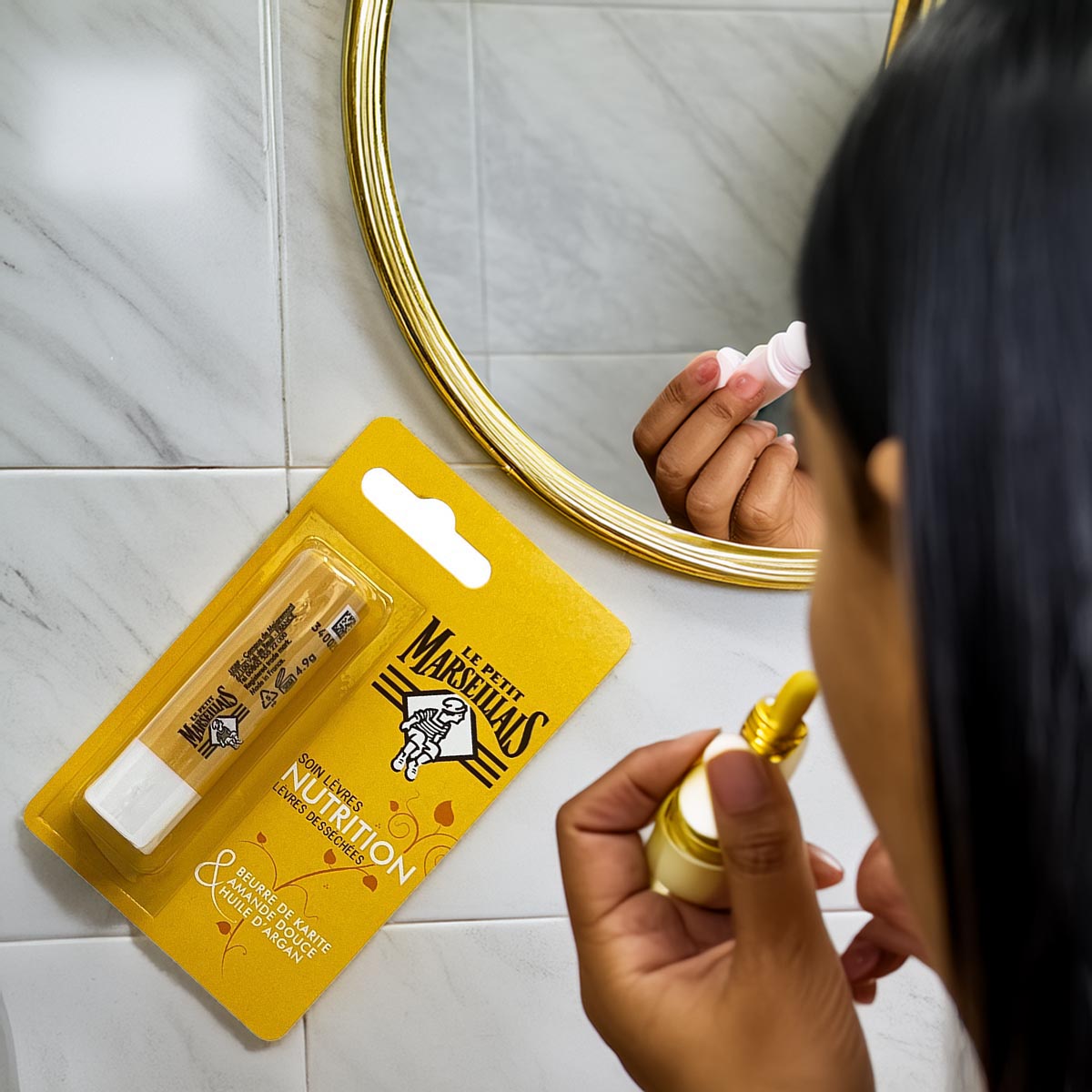 Le Petit Marseillais Lippenpflege Shea Mandel Argan 4,9 g – Feuchtigkeit Pur