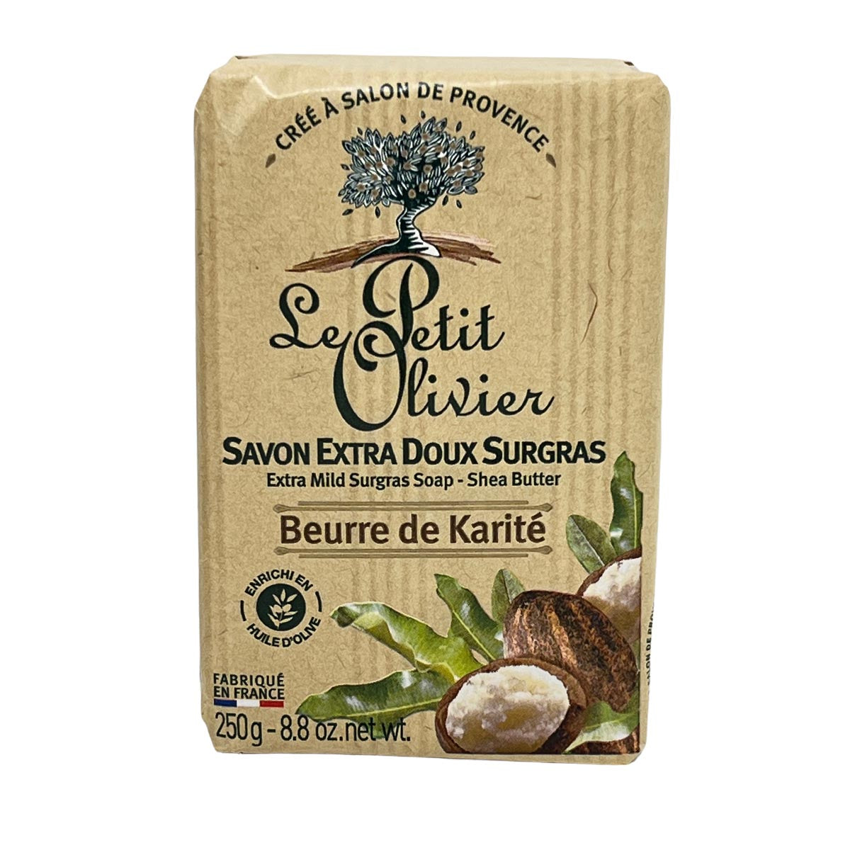 Le Petit Olivier Seife mit Shea Butter – extra mild, 250g natürliche Pflege aus Frankreich