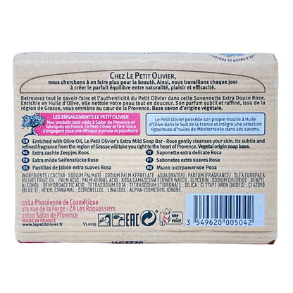 Le Petit Olivier Seife mit Rosen und Olivenöl 2 x 100 Gramm aus Frankreich