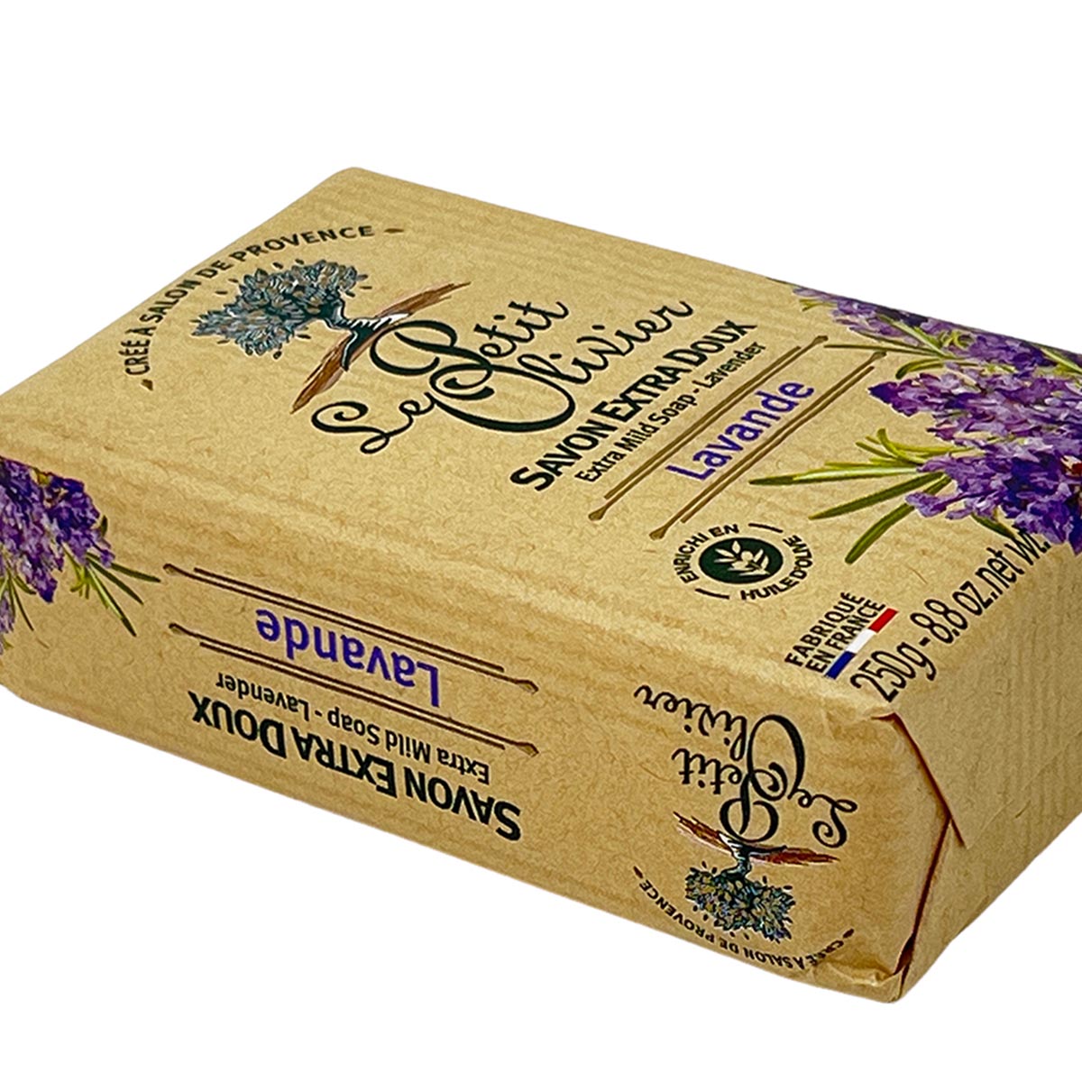 Le Petit Olivier Seife mit Lavendel extra mild 250 Gramm aus Frankreich