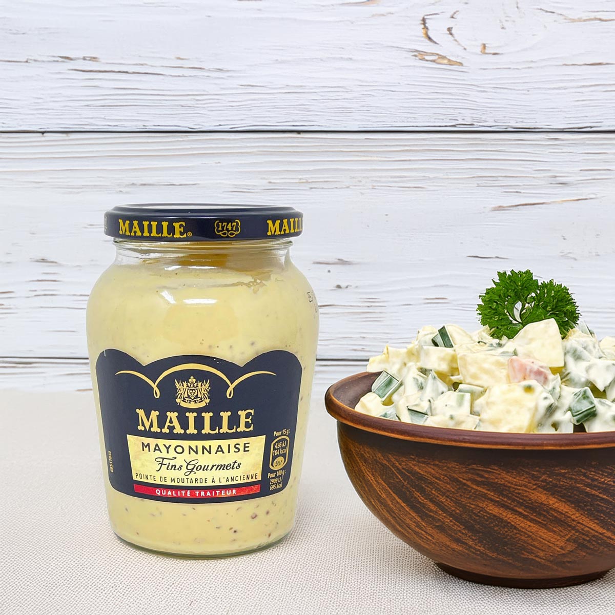 Maille Mayonnaise Fins Gourmets: Französische Feinkost, 320g-Glas