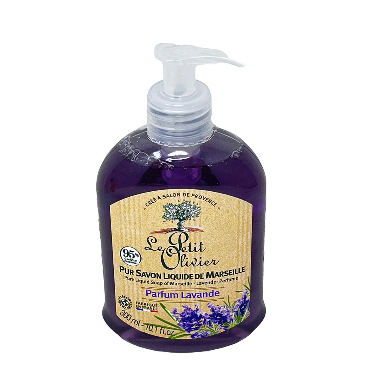 Le Petit Olivier Pur Savon Liquide de Marseille Lavande 300ml
