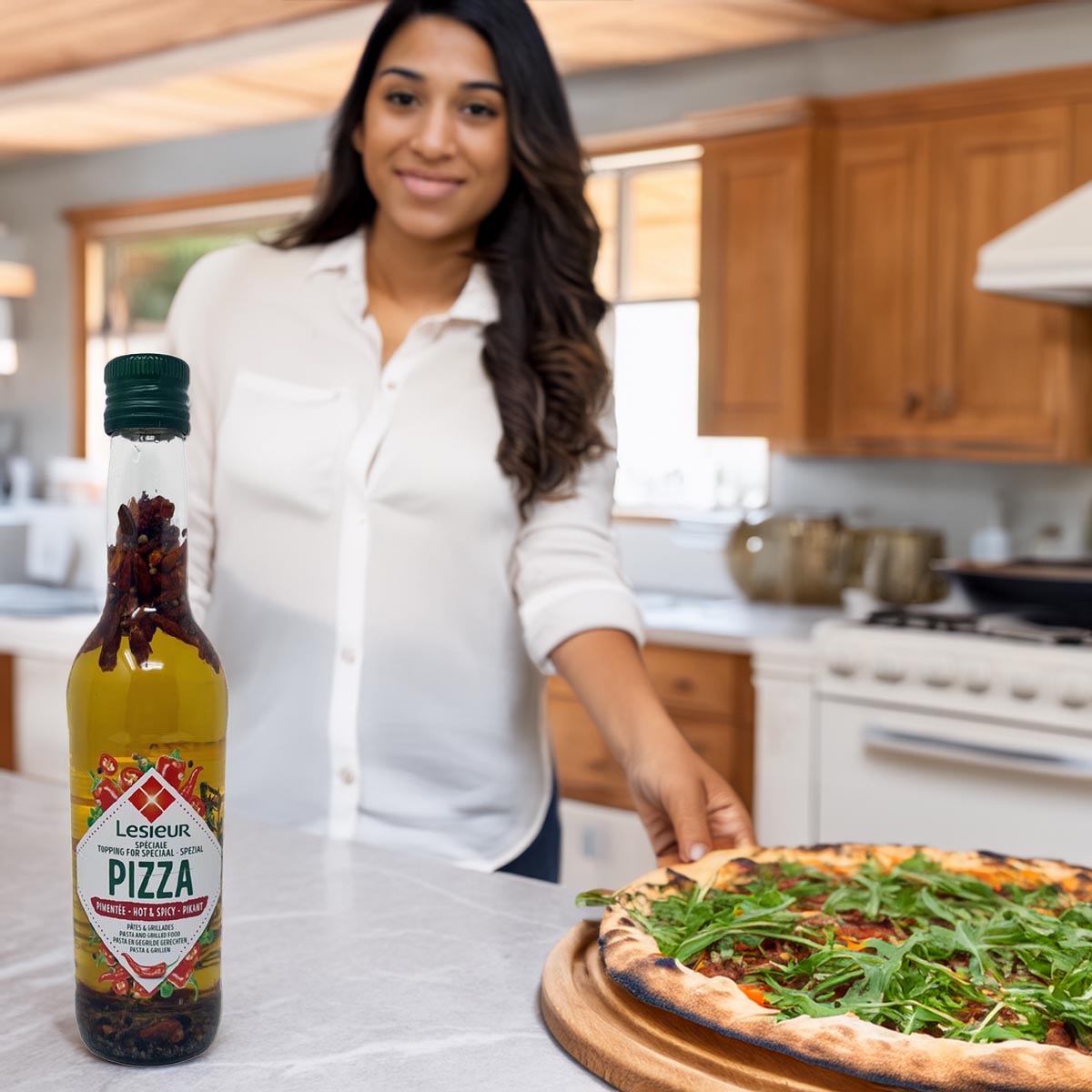 Lesieur Pizza-Öl Hot & Spicy - Huile Spéciale Pizza Pimentée 500 ml aus Frankreich