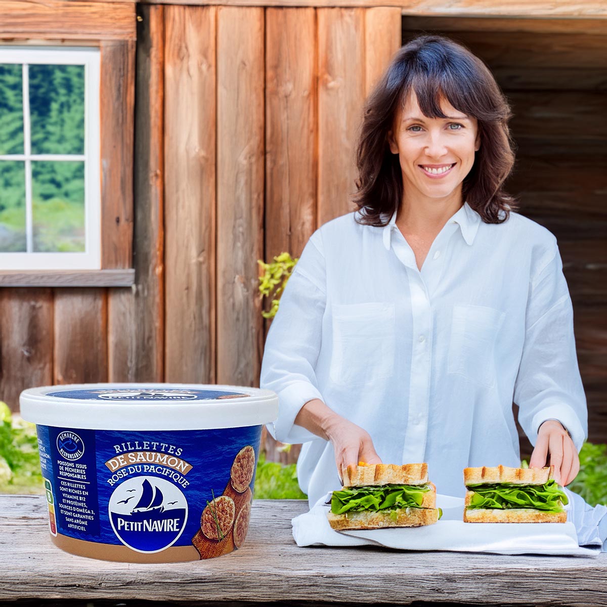 Petit Navire Rillettes de Saumon – Köstliche Lachspaste mit cremiger Textur, 125g