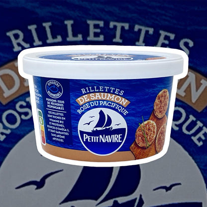 Petit Navire Rillettes de Saumon: Köstliche Lachspaste in cremiger Textur - 125g