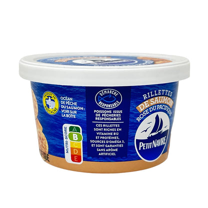 Petit Navire Rillettes de Saumon: Köstliche Lachspaste in cremiger Textur - 125g