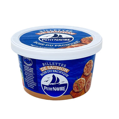 Petit Navire Rillettes de Saumon: Köstliche Lachspaste in cremiger Textur - 125g