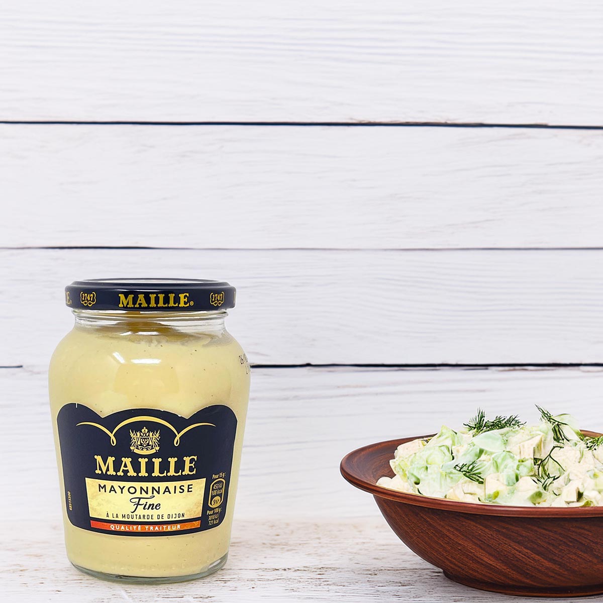 Maille Mayonnaise Fine: Französische Feinkost im 320g-Glas - Genuss pur!