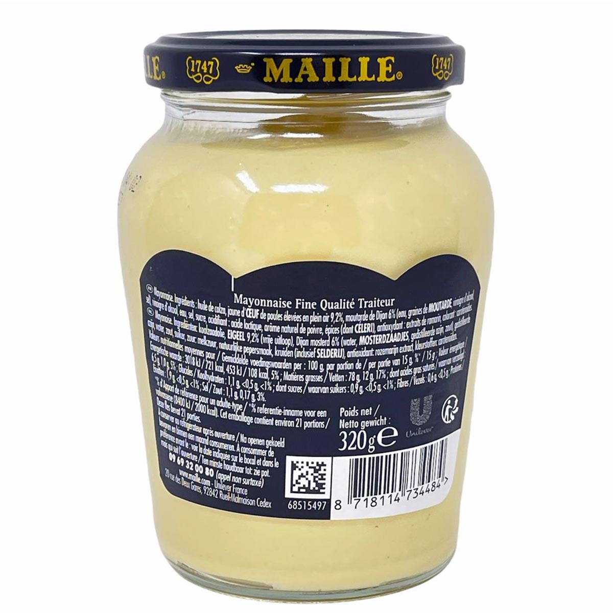 Maille Mayonnaise Fine: Französische Feinkost im 320g-Glas - Genuss pur!