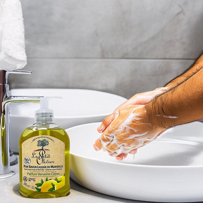 Le Petit Olivier Pur Savon Liquide de Marseille Verveine Citron – 300ml natürliche Pflege