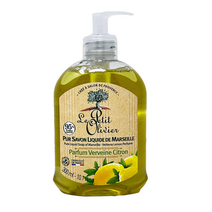 Le Petit Olivier Pur Savon Liquide de Marseille Verveine Citron 300ml