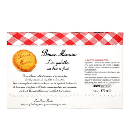 Bonne Maman Galettes au beurre frais  Buttergebäck 170 Gramm original aus Frankreich