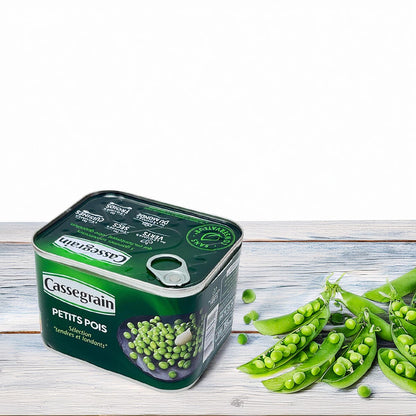 Cassegrain Erbsen Petits Pois 706g – Frische Qualität für Ihre köstlichen Gerichte