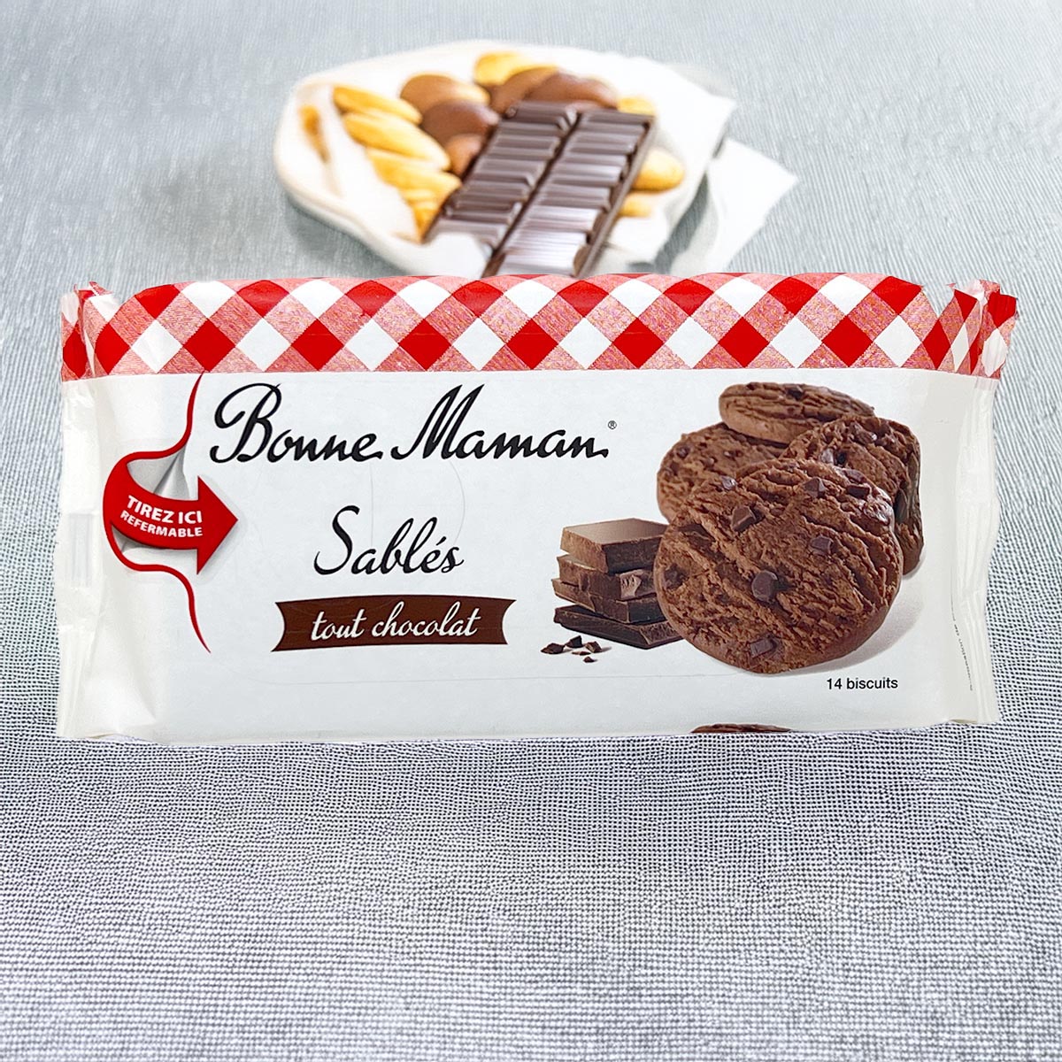 Bonne Maman Sablés tout chocolat Schoko Kekse Cookies 150 Gramm