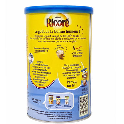 Nestlé Ricoré au Lait Bonjour 400g – Instant Kaffee mit Milch & Zichorienextrakt
