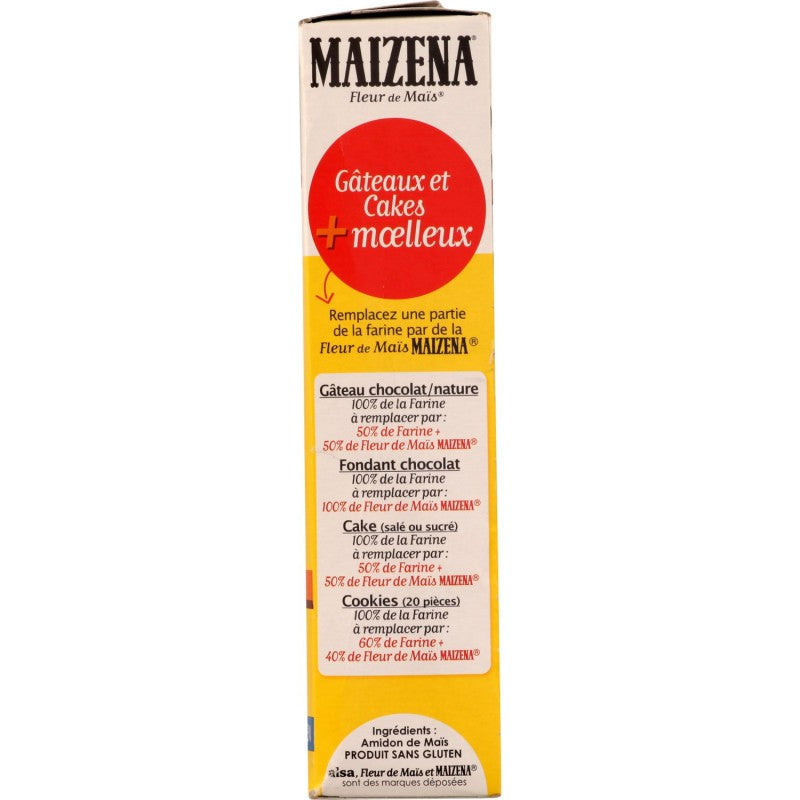 MAIZENA Fleur de Mais Glutenfrei, 400g - Reine Maisstärke zum Binden und Backen