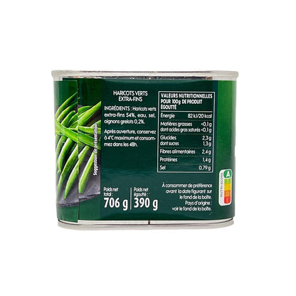 Cassegrain Grüne Bohnen extra fein  – Feine Haricots Verts für Gourmet-Gerichte