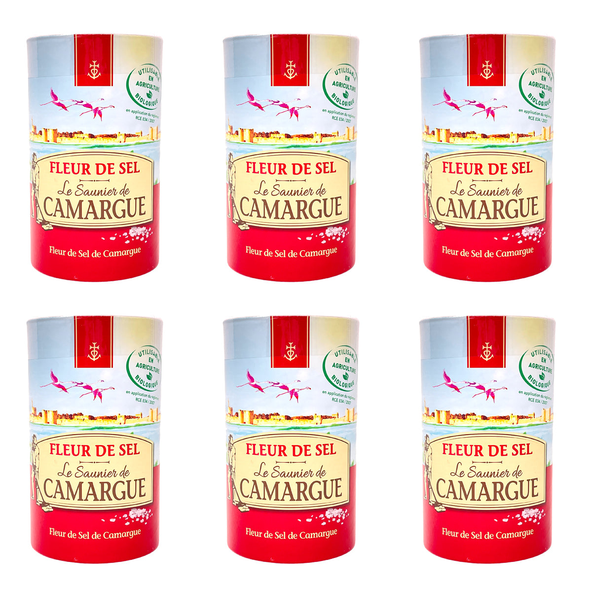 Le Saunier de Camargue Fleur de Sel  6  x 1000 Gramm