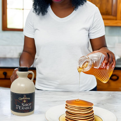 Le Québécois Ahornsirup – 100% Rein, Authentischer Genuss aus Kanada, 1 Liter
