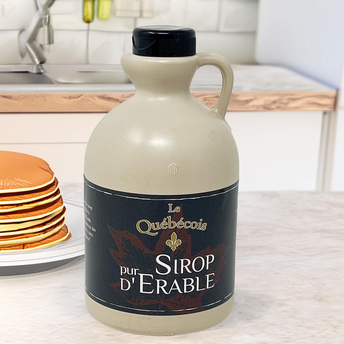 Le Québécois Ahornsirup – 100% Rein, Authentischer Genuss aus Kanada, 1 Liter