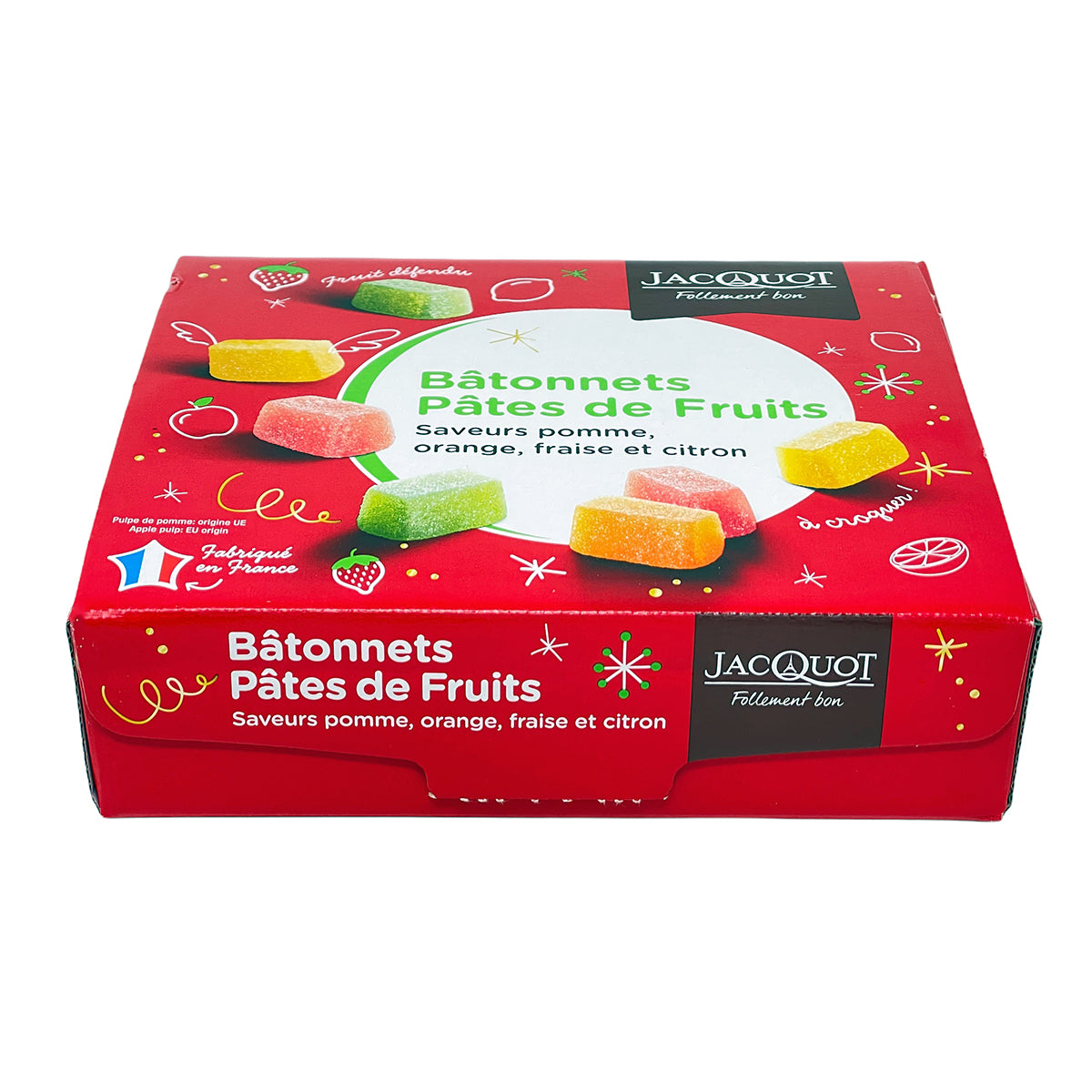 Pâtes de Fruits, Bâtonnets Pâtes de Fruits Geleefrüchte aus Frankreich, eckig, 1kg