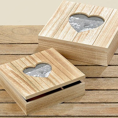 Boltze 2er Box-Set "Bea" - Romantisches Geschenk mit Herzausschnitt für besondere Momente