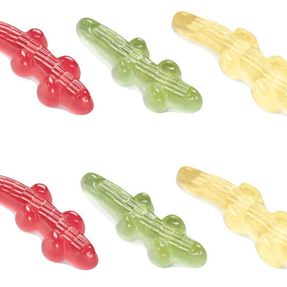 Haribo Croco Krokodile: Bunte Gummibonbons, 1155 g Dose aus Frankreich