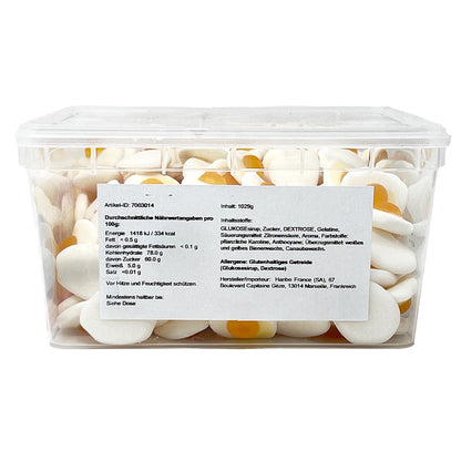 Haribo Oeufs au Plat Spiegeleier Soft Kaubonbons in der widerverschließbaren Box