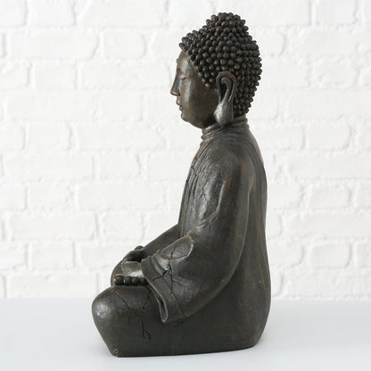 FeineHeimat Buddha Figur sitzend in Meditation 50 cm - Inspirierende Gartendekoration für spirituelle Harmonie